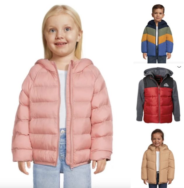 Child’s Puffer Coats solely $5 at Walmart!