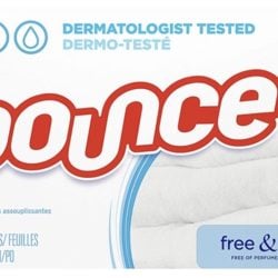 Bounce Fabric Softener Dryer Sheets Free & Gentle 240CT