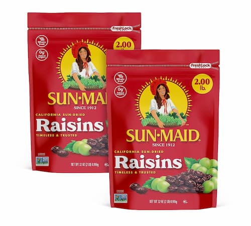 *HOT* Solar-Maid Raisins 32 oz Resealable Bag  (Pack of two) solely $7.30 shipped!