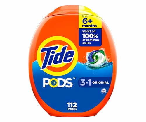 Tide Pods 112-Depend solely $21.88 shipped + Earn $3.80 Amazon Credit score!
