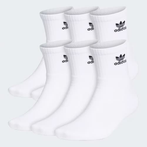 Trefoil Quarter Socks 6-Pairs