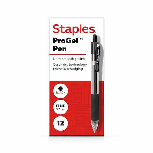 Staples ProGel Retractable Gel Pen
