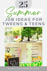 25 Best Summer Jobs for Teens & Tweens | Money Saving Mom®