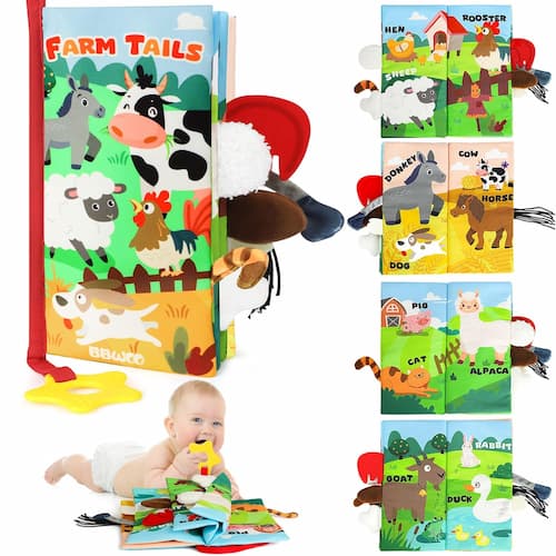 Farm Animals Busy Board Crinkle Book