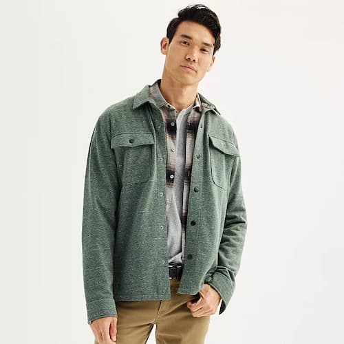 Men's Apt. 9 Fleece Shirt Jacket