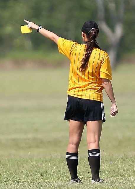 part time jobs for teens: refereeing suports games