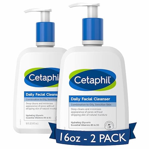 Cetaphil Face Wash Daily Facial Cleanser 2-Pack