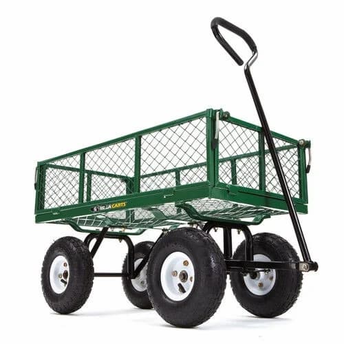 RARE Gorilla Carts Low cost: GOR400 400-lb. Metal Mesh Backyard Cart simply $89 shipped!