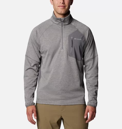 Men's Stout Canyon Half Zip Pullover