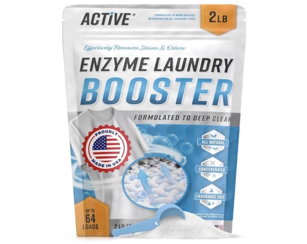 ACTIVE Enzyme Laundry Booster Odor Remover (64 loads) only $14.39!