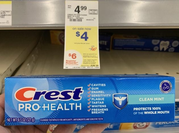 Crest Toothpaste with price