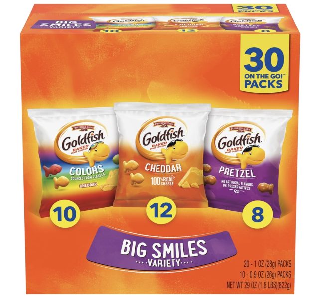 Goldfish Crackers Big Smiles Variety Pack