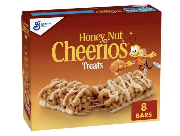 Honey Nut Cheerios Breakfast Cereal Treat Bars, Snack Bars, 8 ct