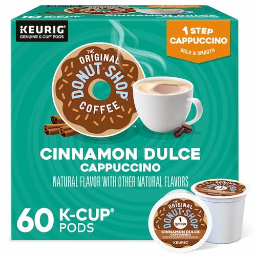 The Original Donut Shop Cinnamon Dulce Cappuccino K-Cup Pods 60-Count