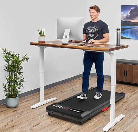Walking Pad Under Desk Treadmill with Voice Control