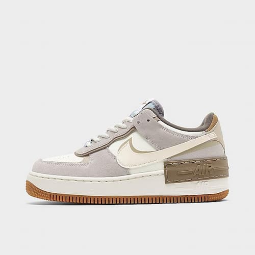 Women's Nike Air Force Shadow Shoes in Sail/Pale Ivory/Sail/Grey Fog