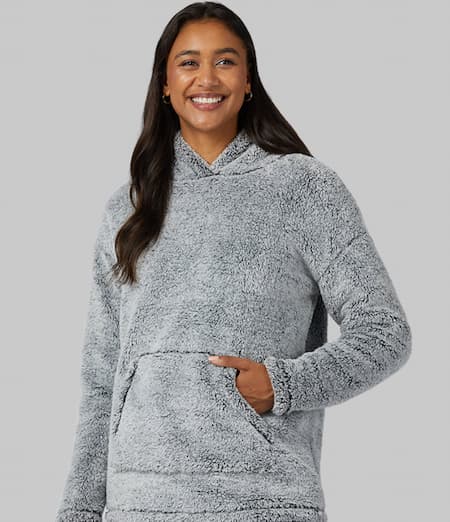 Women's Soft Sherpa Pullover Hoodie