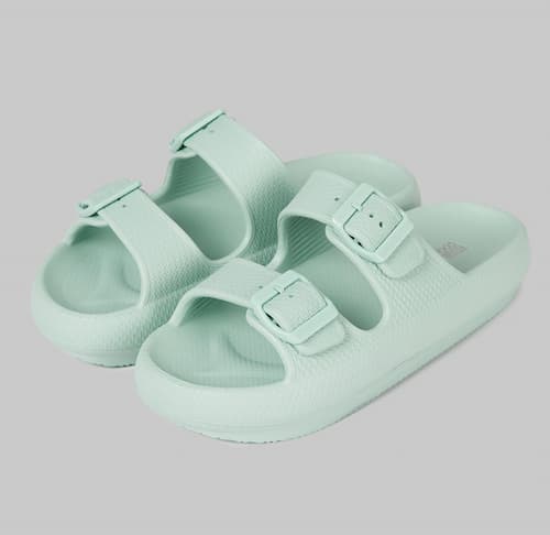 Women's Buckle Slides