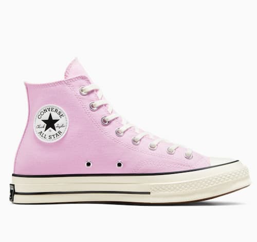 Chuck 70 Canvas High Top Shoes in Stardust Lilac