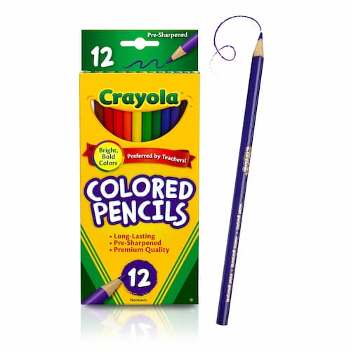 Crayola Colored Pencil Set, 12 Ct