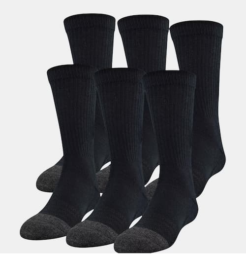 Kids' UA Performance Tech Crew Socks – 6-Pack