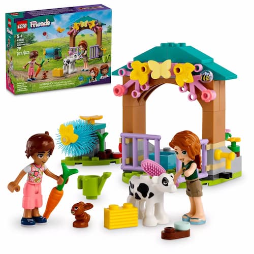 LEGO Friends Autumn's Baby Cow Shed Farm Animal Toy