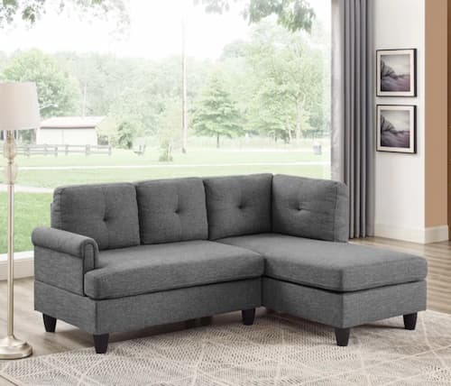 Lark Manor Two Piece Upholstered Sectional