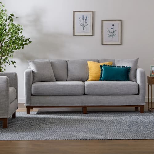 Mayview Barrett 85" Upholstered Wood Base Sofa