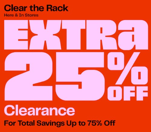 Nordstrom Rack Clear the Rack Sale