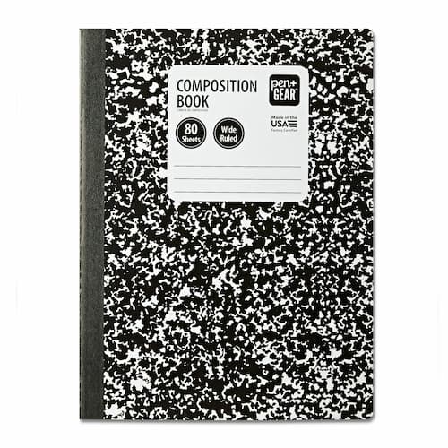 Pen+Gear 80 Sheets Marble Composition Book