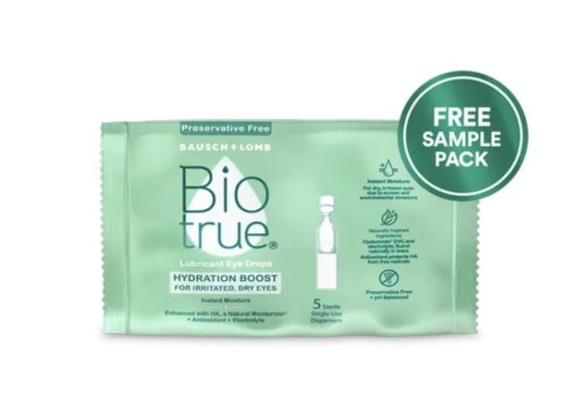 Free Biotrue Eye Drops Samples