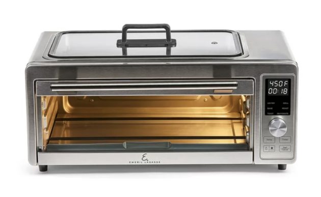 Emeril Power Grill 360 Plus, 6 n 1 Smokeless Grill and Air Fry Toaster Oven XL