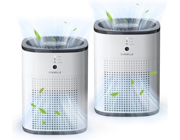 Chivalz Air Purifiers (2 pack) only $40.99 shipped!