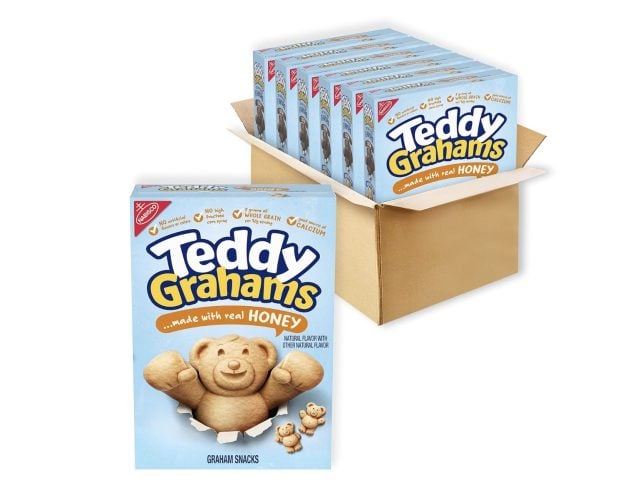 Teddy Grahams Honey Graham Snacks, 6 - 10 oz Boxes