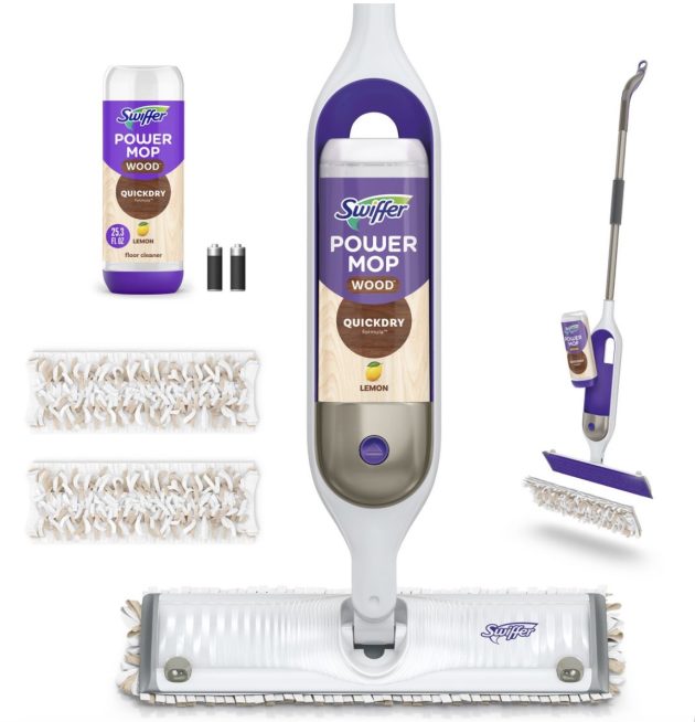 Swiffer Power Mop Wood Mop Kit only $14.49 at Target!