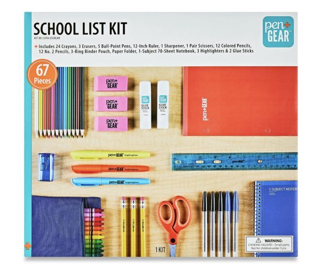 Pen+Gear Back to School List Kit (67 Pieces) only $9.98!