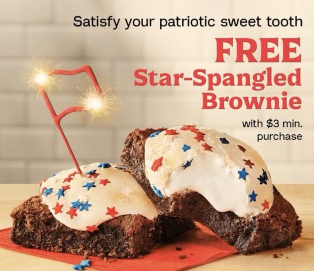 Firehouse Subs: Free Star-Spangled Brownie with Purchase!