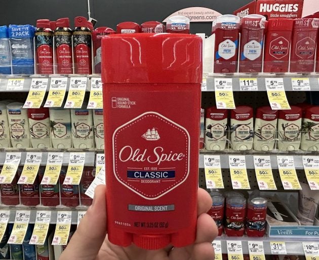 Old Spice Deodorant only $1.49 at Walgreens!