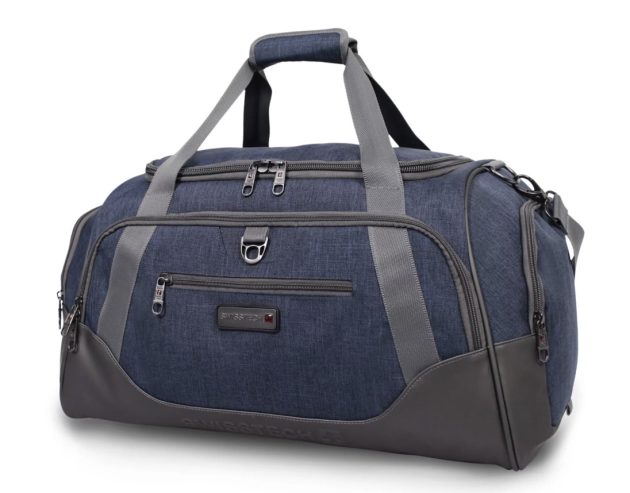 SwissTech Excursion Blue 24″ Travel Duffel only $10!