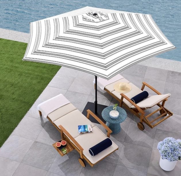 Outdoor Steel 10-Foot Market Patio Umbrella only $49.99 shipped (Reg. $80!)