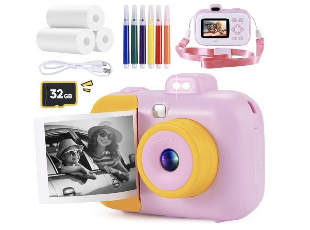 Kid’s Digital Instant Print Camera only $19.19 shipped!