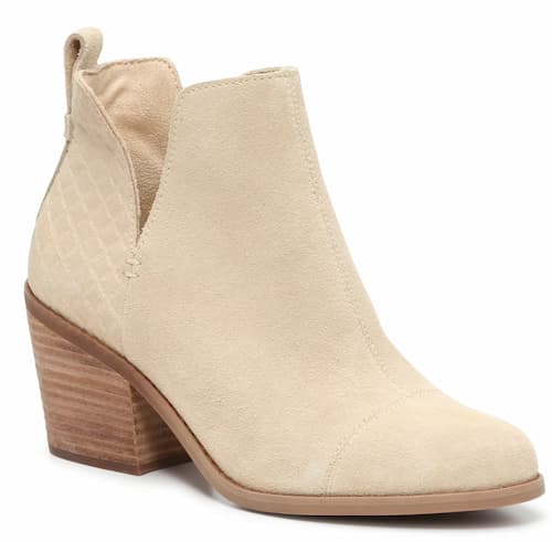 TOMS Everly Booties in Cream