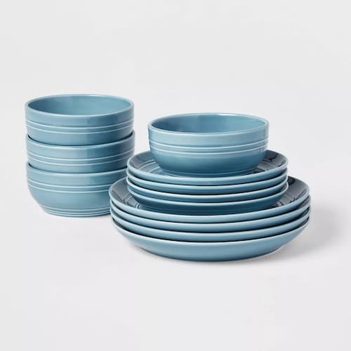 Threshold Stoneware Dinnerware Set 12-Piece only $17.50!