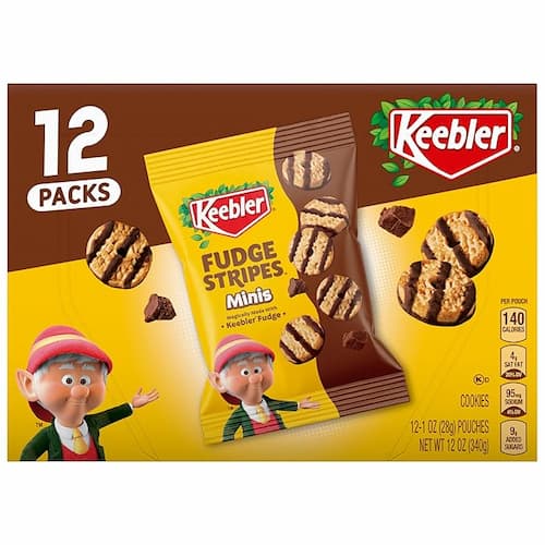 Keebler On-The-Go Fudge Stripes Cookies