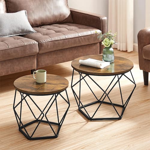 17 Stories Keema Coffee Table Set of 2