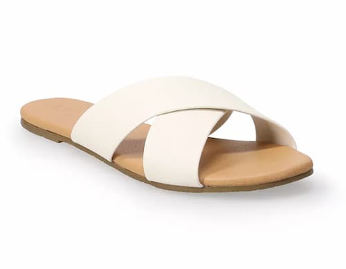 LC Lauren Conrad Crossband Women's Sandals