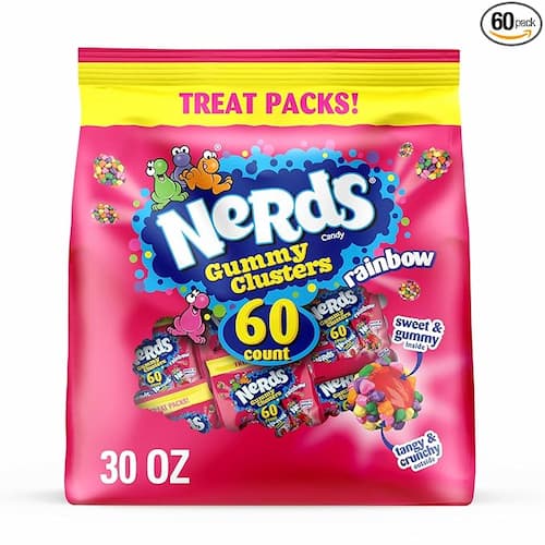 NERDS Gummy Clusters, Candy Treat Packs