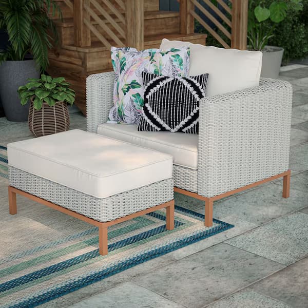 Origin 21 Veda springs 2-Piece Wicker Patio Conversation Set