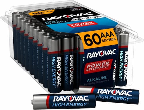 Rayovac AAA Batteries 60 Count 