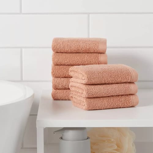 Room Essentials Antimicrobial 8-Piece Washcloth Sets